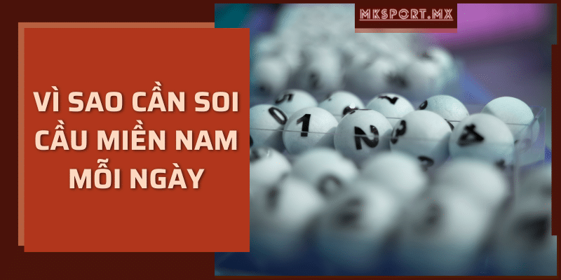 Vì sao cần soi cầu miền nam mỗi ngày mksport